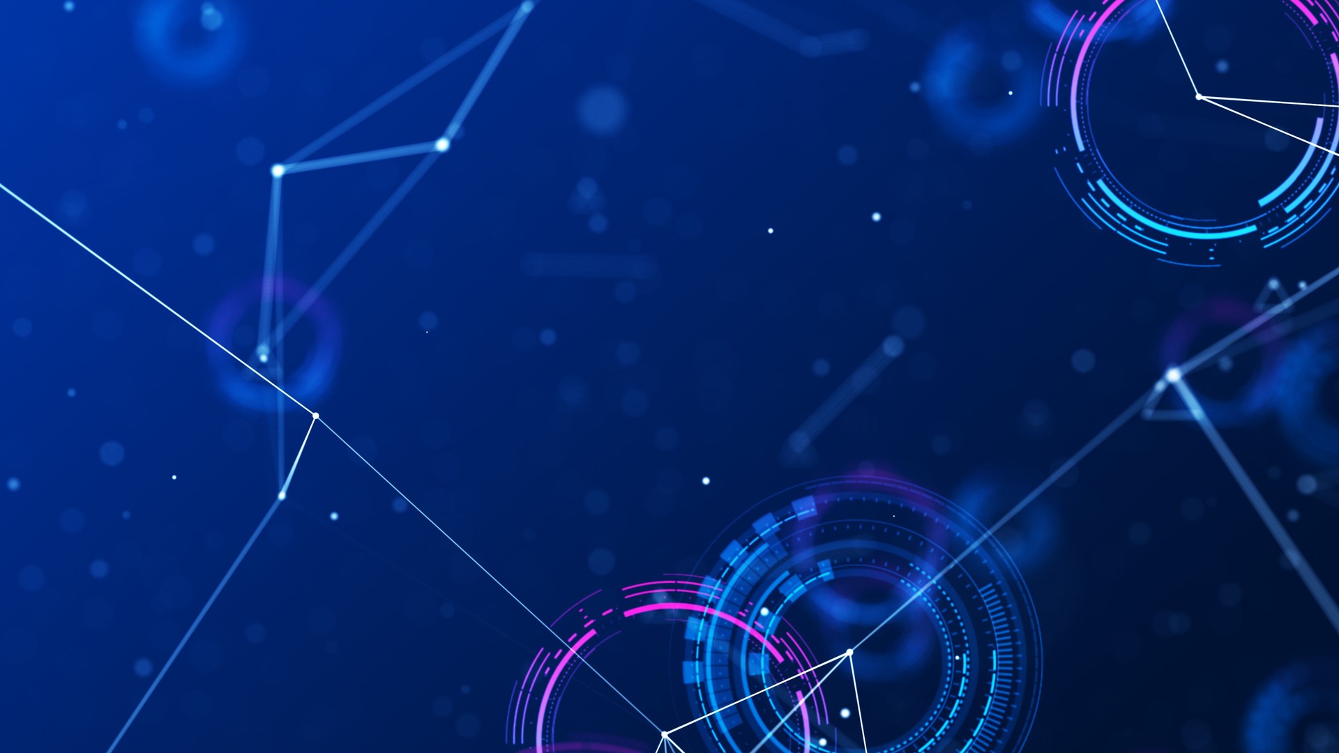 Futuristic technology and network connection concept